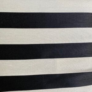 Black and White Outdoor Stripe